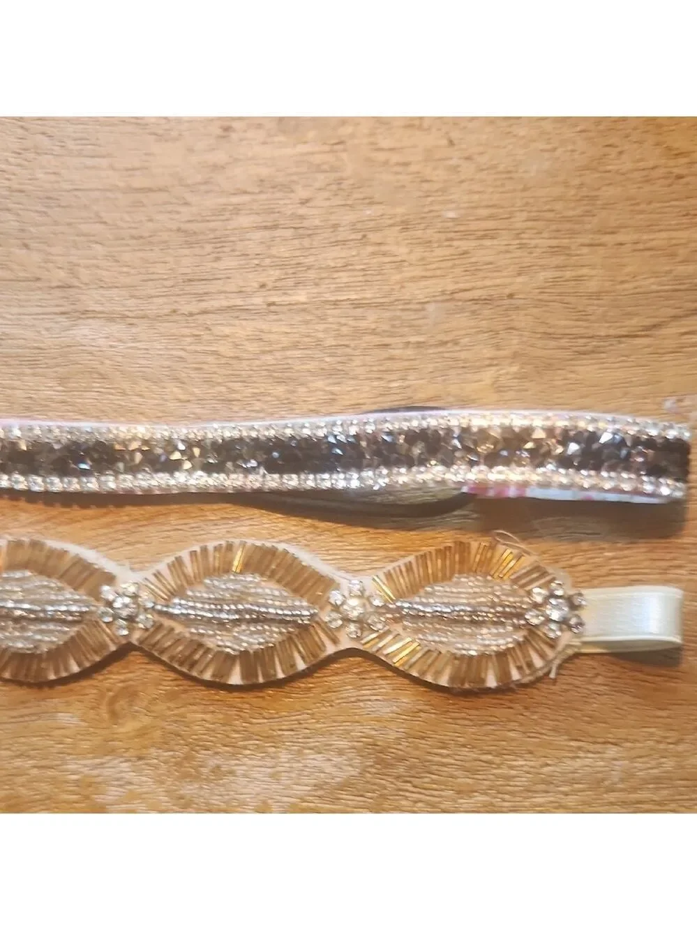 Francesca's Collections Gold and Black Hair Accessories NWOT